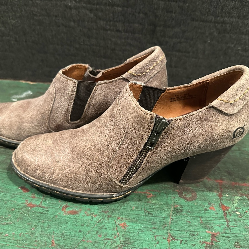 Born Tan Slip-On Shoes
